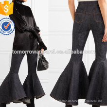 High-Rise Flared Jeans Herstellung Großhandel Mode Frauen Bekleidung (TA3057P)